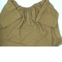 Brown long round neck shirt
