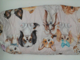 Dog pattern bedspread