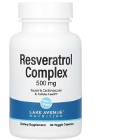 resveratrol complex Lake Avenue Nutrition, Resveratrol Complex, 500 mg 