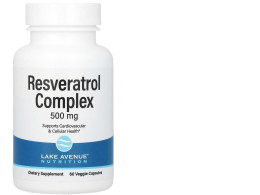 resveratrol complex Lake Avenue Nutrition, Resveratrol Complex, 500 mg 