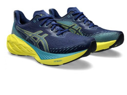ASICS NOVABLAST 4 BLUE YELLOW SHOES