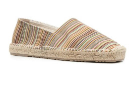 Colored cotton espadrilles