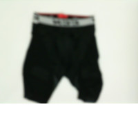 Hockey shorts with groin protection