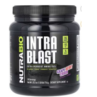 NutraBio, Intra Blast, Intra Workout Amino Fuel, Grape Berry Crush, 1.58 lb (716 g) NutraBio, Intra Blast, Intra Workout Amino Fuel, Grape Berry Crush, 1.58 lb (716 g)