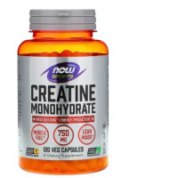 Creatine Monohydrate, Now Foods, Sports, 750 mg, 120 Vegetarian Capsules Creatine Monohydrate, Now Foods, Sports, 750 mg, 120 Vegetarian Capsules