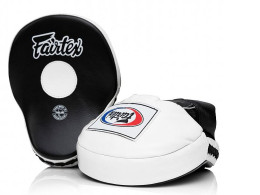 Fairtex Contoured Focus Mitts Black-White FMV9