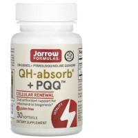 Jarrow Formulas QH-Absorb + PQQ Dietary Supplement, 60 Tablets