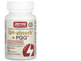 Jarrow Formulas QH-Absorb + PQQ Dietary Supplement, 60 Tablets
