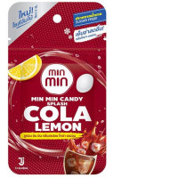 Min Min Splash Cola Lemon Candy 14g. 