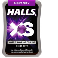 Halls XS Blueberry Flavored Sugar Free Candy  