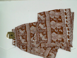 Elephant print long pants