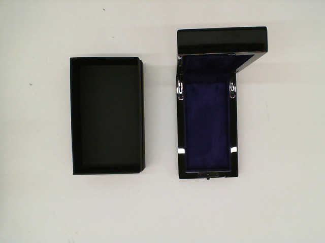 Empty storage box in black box Empty storage box in black box