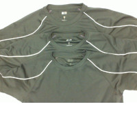 Set of Black round neck sports shirt (3pcs/set)