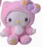 Hello Kitty soft toy keychain