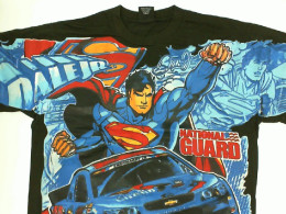 Brown round neck shirt with pattern size XL