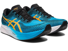 ASICS MAGIC SPEED 2  Color: ISLAND BLUE/ORANGE POP