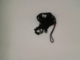 Black dog leash