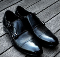 benkoo Black leather shoes