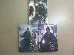 Set of 3 volumes of books Korean novel in Thai language