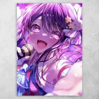 Anime wall poster in a tube