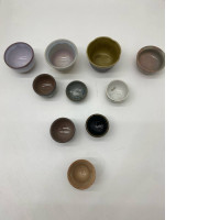 Set of  10 plates for souce