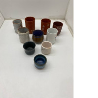 set of 10  glass Chinese teacup 