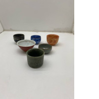 Set of 6 glass tea  Chinese 