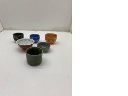 Set of 6 glass tea  Chinese 