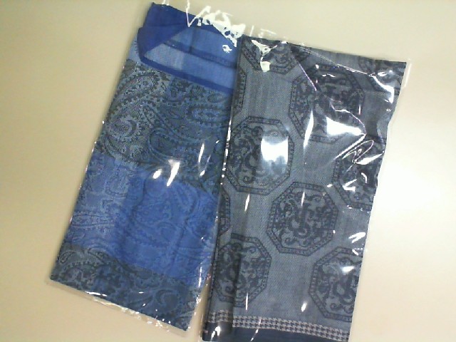 Set of 2 handkerchiefs, blue+black Set of 2 handkerchiefs, blue+black