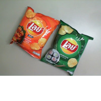 Lays chips, 2 flavours, small pack