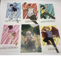 Set of 6 anime post cards