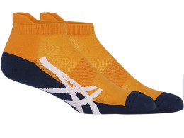 CUSHION SINGLE TAB Unisex Socks Color: BRIGHT ORANGE