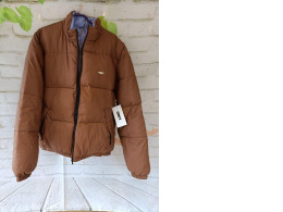 Reversible brown men's jacket OBEY