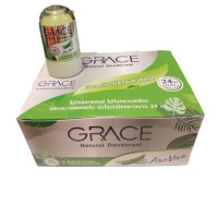 Set of 12 Grace Deodorant Grace Alum Aloe Vera 