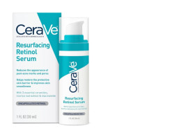 CeraVe Retinol Serum for Post-Acne Marks and Texture | Pore Refining, Texturing, Brightening Facial Serum with Retinol and Niacinamide | Fragrance Free, Paraben Free & Non -Comedogenic | 1 Oz