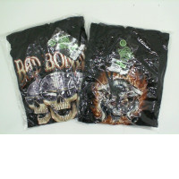 Set of 2 ROCKEAGLE hooded sweatshirts with skulls, size XL
