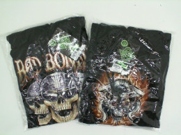 Set of 2 ROCKEAGLE hooded sweatshirts with skulls, size XL