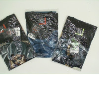 Set of 3 ROCKEAGLE T-shirts with skeleton print, size S