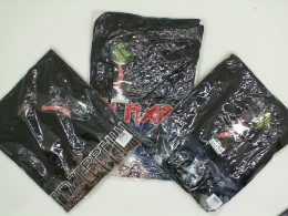 Set of 3 ROCK@TEES T-shirts with band print, size XL