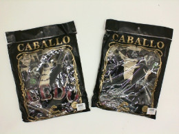 Set of 2 black CABALLO T-shirts with print, size L