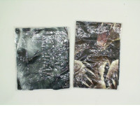 Set of 2 black ROCKEAGLE t-shirts with animal print/ Size XL