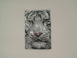White tiger print shirt Size L