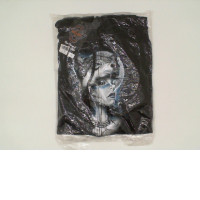 ROCK EAGLE Hooded jacket with a woman and wolf pattern Size 