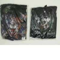 Set of 2 black ROCKEAGLE hooded sweatshirts with clown print. Size L