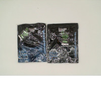 Set of 2 children's T-shirts ROCKEAGLE withBlue wolf print Size 5-8