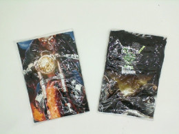 Set of 2 black ROCKEAGLE t-shirt with skeleton print. Size M