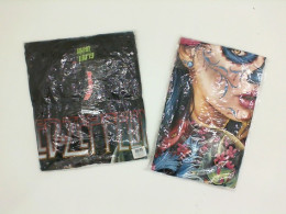 Set of 2 ROCK@TEES t-shirt with woman print.Size XL