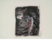 ROCK EAGLE Black hooded jacket with a skeleton crown and sword Size M ROCK EAGLE Black hooded jacket with a skeleton crown and sword Size M