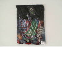 SUPER GLOW Black clown hooded jacket  size XL
