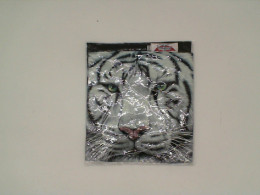 Rock Eagle Black shirt with white tiger print size XXL Rock Eagle Black shirt with white tiger print size XXL